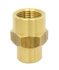 1464016973186 ข้อต่อตรงลดทองเหลือง 3/8" x 1/4"