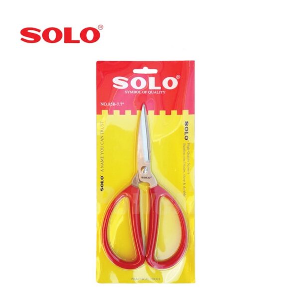 กรรไกรปากแหลม Solo 858 7.7 กรรไกรปากแหลม Solo 858-7.7"