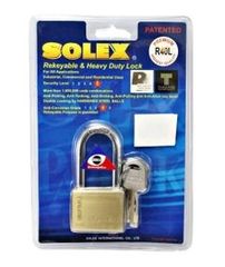 กุญแจ SOLEX L 40 กุญแจคล้อง SOLEX L 40 MM R 40 L PREMIUM