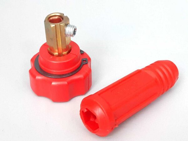ข้อต่อสายเชื่อม แบบ Thai แดง ข้อต่อสายเชื่อม แบบ Thai # TH-25P-Red / 200 A