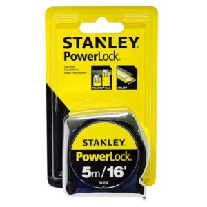 ตลับเมตรชุบโครเมี่ยม STANLEY แท้  5 ม. (33-158)