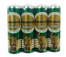ถ่านไฟฉาย panasonic gold AA ถ่านไฟฉาย Panasonic Gold AA แพ็ค 4 ก้อน