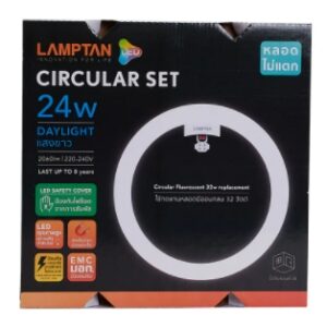 ชุดหลอดนีออนกลม LED (แลมป์ตัน)  24 W เดย์ไลท์