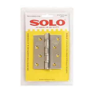 บานพับ Solo. บานพับสแตนเลส Solo 4" No.1143025/3 SS
