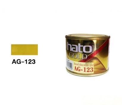 สีทองอะคริลิค HATO 1/4 ปอนด์   AG-123
