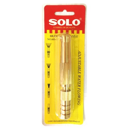 หัวฉีดน้ำทองเหลือง Solo No605 หัวฉีดน้ำทองเหลือง Solo 5" No. 605