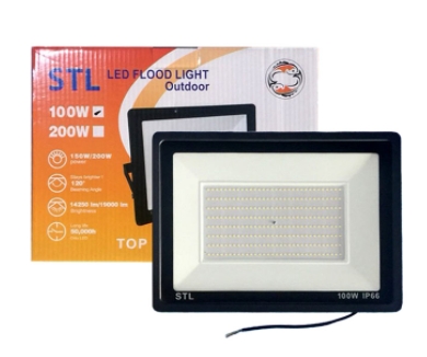 โคมสปอตไลท์ LED STL โคม สปอตไลท์ LED Flood light 100W STL รุ่นบาง D/L