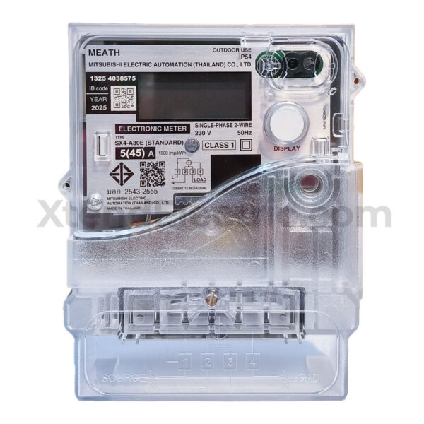 มิเตอร์ไฟ 5 (45) A Mitsubishi ดิจิตอล # SX4-A30E (Standard)