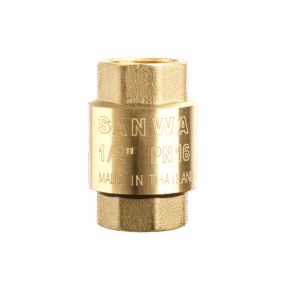 KD-PA-PL-09473 เช็ควาล์วสปริงทองเหลือง Sanwa 1/2"