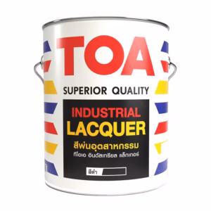 สีพ่นอุตสาหกรรม TOA 1/4 กล.  สีดำ # 814