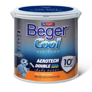 สีทาฝ้า Beger cool all plus กล. # I-3511 สีขาว (Cool White)