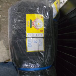 KD-CN-CB-03396-1 สแลน สีดำ 50 % (2 ม. x 90 ม.) ทอ 1 เข็ม (ราคาต่อเมตร)