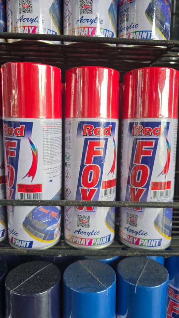 KD-PC-PT-04596-2 สีสเปรย์ เรดฟอกซ์ No.23 (211) / Red