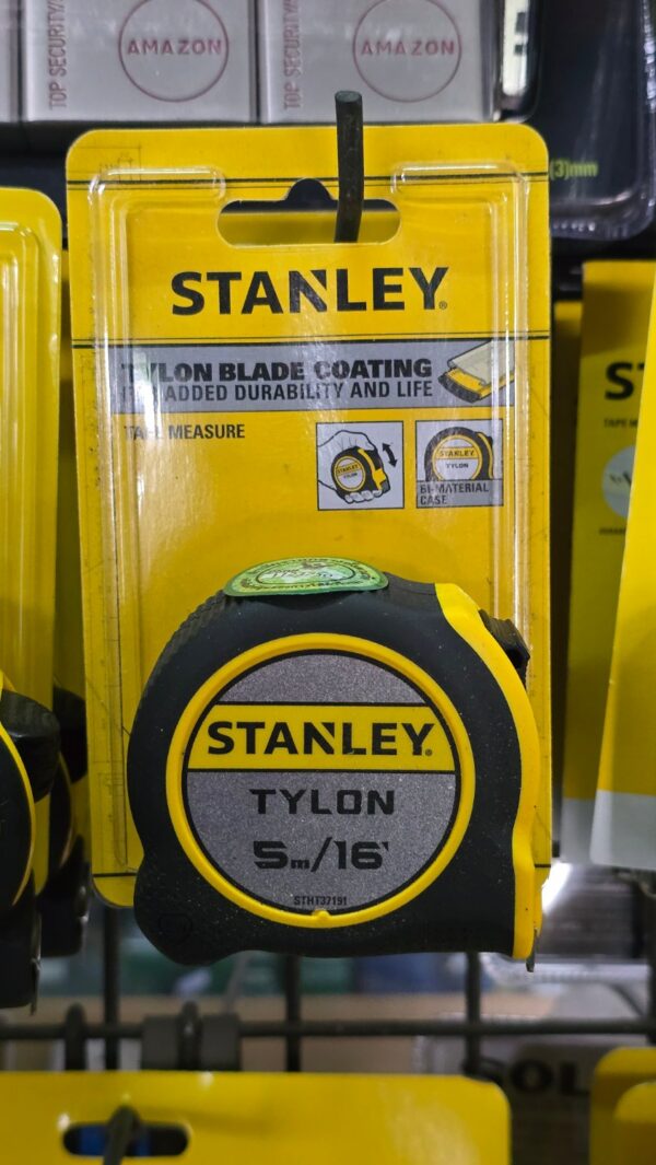 KD-TL-HT-11708 ตลับเมตรพลาสติกหุ้มยาง STANLEY 5 ม. Tylon # STHT37191-30