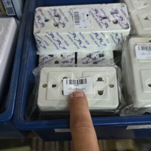 KD-EL-SP-09800-2 ปลั๊ก 2 ที่ มีกราวด์ Panawa/KPG